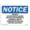 Signmission OSHA Notice Sign, 7" Height, 10" Width, Warning Electric Shock Hazard Do Not Touch Sign, Landscape OS-NS-D-710-L-18912 - alternate 1
